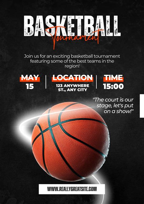 basketball flyer|FREE Basketball Flyer Templates & Examples